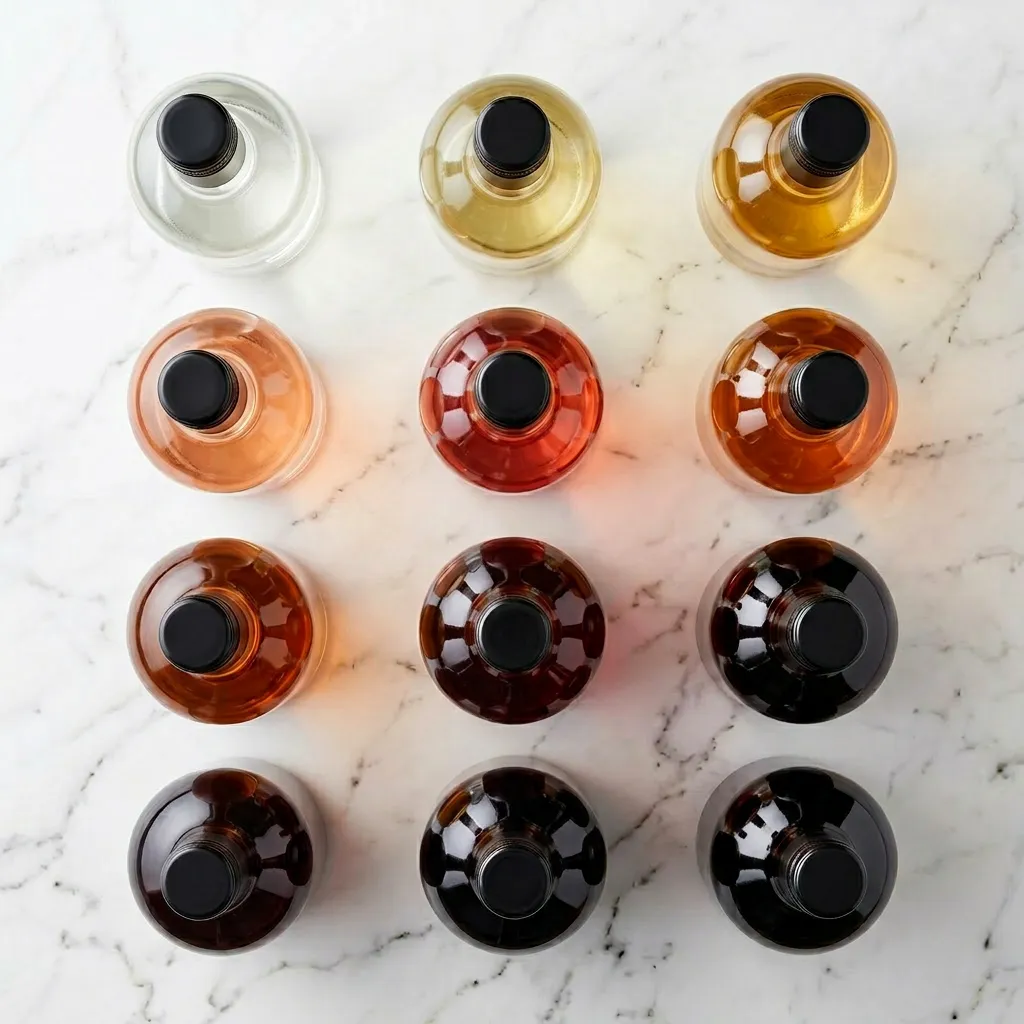 Collection of wine bottles