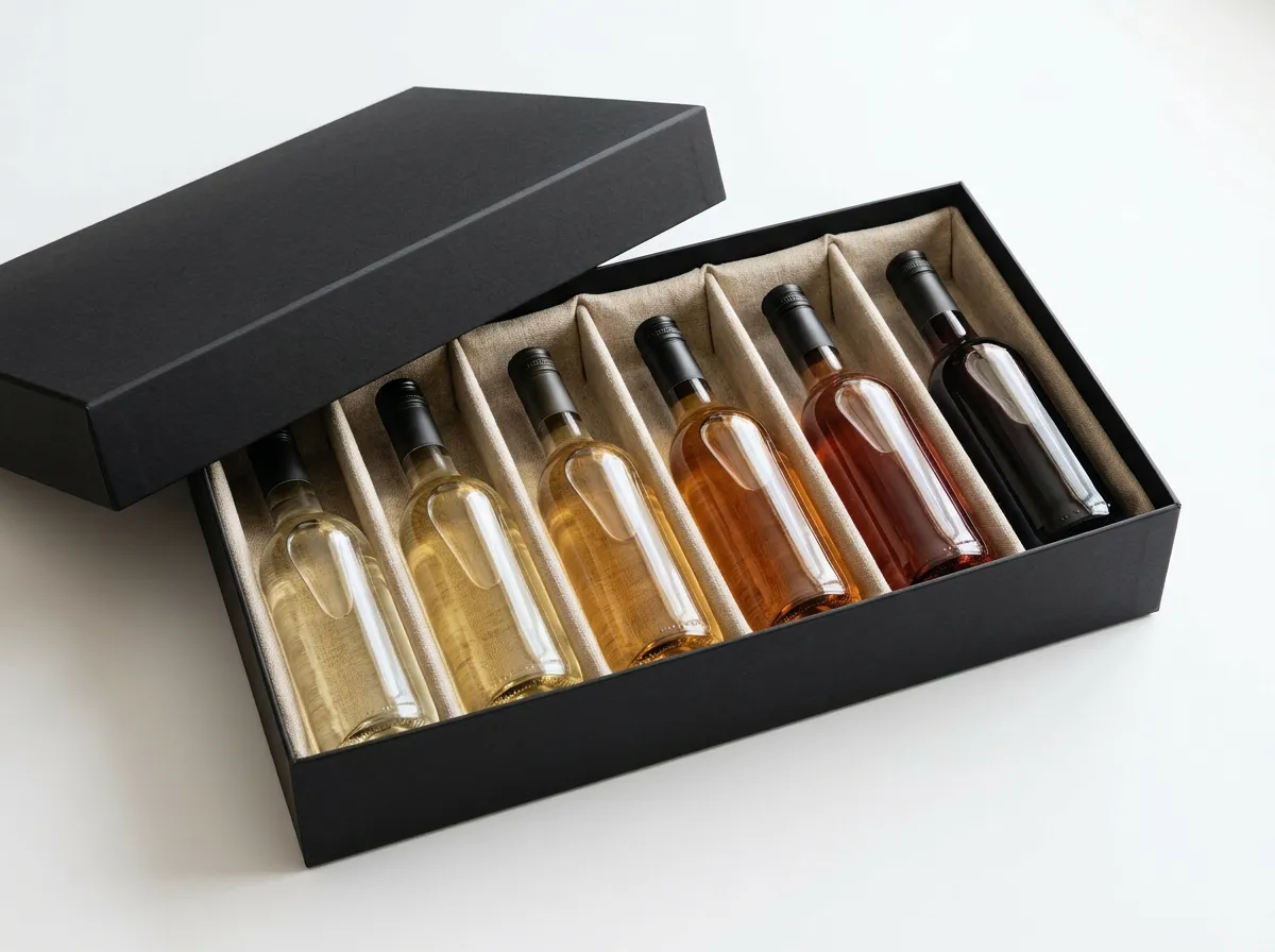 BarrelTaster subscription box with curated mini wine bottles